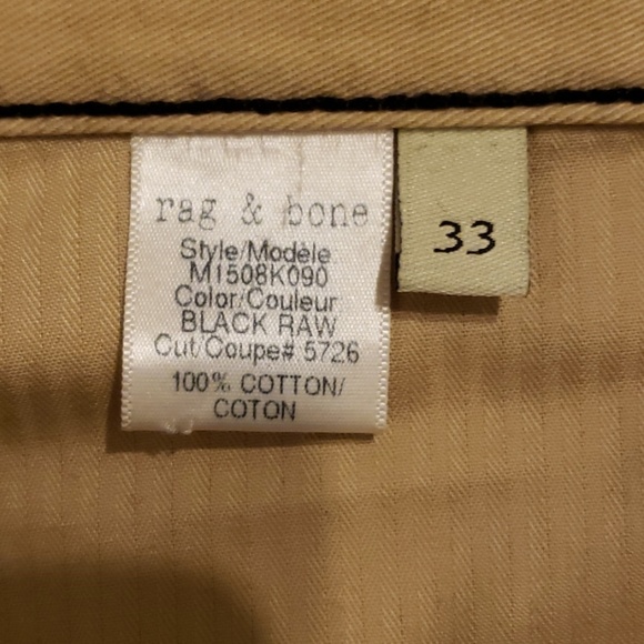 Rag & Bone Jean's 33x33 - Picture 5 of 6